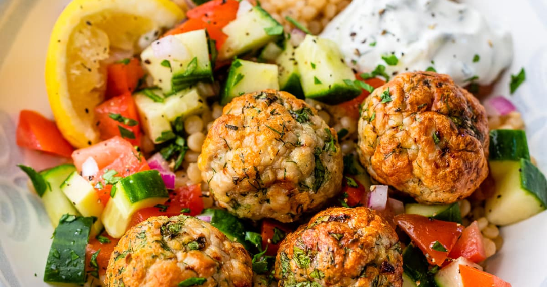 Re:You - Meatballs with tomato salad image