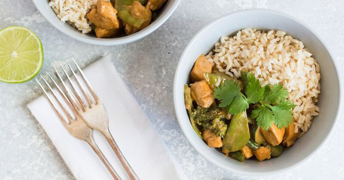 Re:You - Chicken and Vegetable Red Curry with Brown Rice image